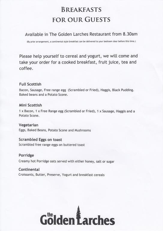 Bed and Breakfast The Golden Larches à Lochearnhead Extérieur photo